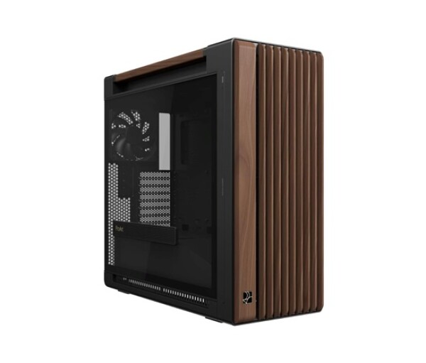 ASUS case PROART PA602 WALNUT WOOD MODERN TG, Mid Tower, průhledná bočnice, černá EDF_1887690