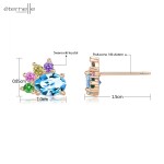 Náušnice Swarovski Elements Marisol, Barevná/více barev