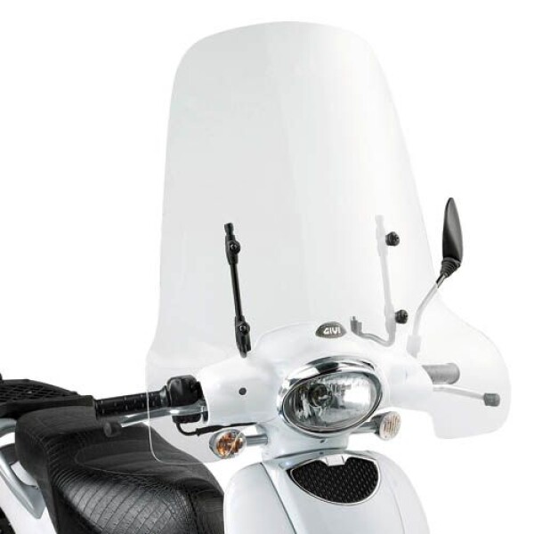 6704A plexi čiré Aprilia Scarabeo 50 (14-20), vxš560x660 mm