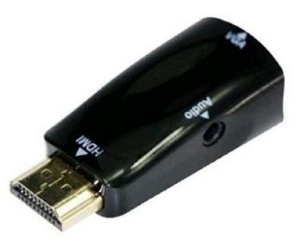 C-TECH Kabel HDMI na VGA + Audio M-F / černá (A-HDMI-VGA-02)