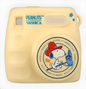 YASHICA x Peanuts Mini digitální fotoaparát krémová / Digitální fotoaparát / 8 Mpx / Full HD video / 2,4" LCD (YAS-MNDCSP-P2)