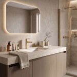 REA - Koupelnová baterie Grace Brush Gold REA-B8932