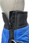 Turbo obleček pro psa na zip Barva: Modrá, Délka zad (cm): 21, Obvod hrudníku: 32 - 36 cm