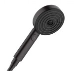 HANSGROHE - Sprchový set s baterií pod omítku, s tělesem, průměr 26 cm, 3 proudy, matná černá SANI21HHH400