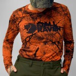 FJÄLLRÄVEN Värmland Wool LS M, Orange Multi Camo (vzorek) velikost: M