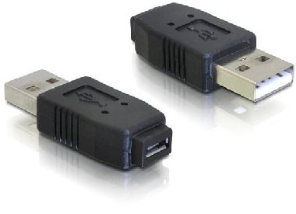 DeLock redukce z micro USB A+B samice na USB A samec (65029)