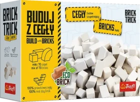 Trefl - Brick Trick Refill Stavební kostky bílé
