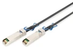 Digitus SFP28 DAC kabel 25G černá / Propojovací kabel / SFP28-SFP28 / 2m / AWG 30 / 25,9 Gbit/s (DN-81242)
