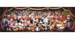 Clementoni 37067 Panoramatické puzzle Disney orchestr 1000 dílků