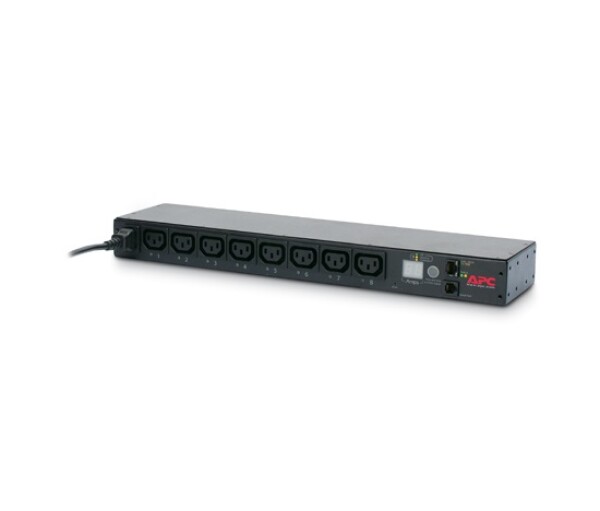 APC Rack PDU, Switched, 1U, 12A/208V, 10A/230V, (8)C13, IEC-320 C14 1.98m