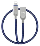 USAMS SJ170 modrá / Datový kabel / Lightning / Smart Power Off / 1,9 m (IPYSUSB202)