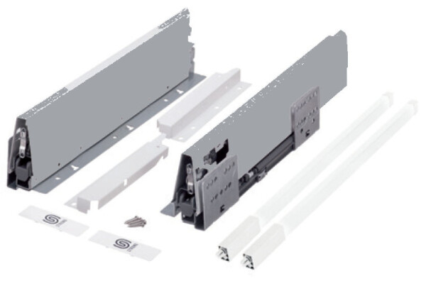 Strong výsuv StrongBox 550/204mm, titan, jeden hranatý reling (402575)
