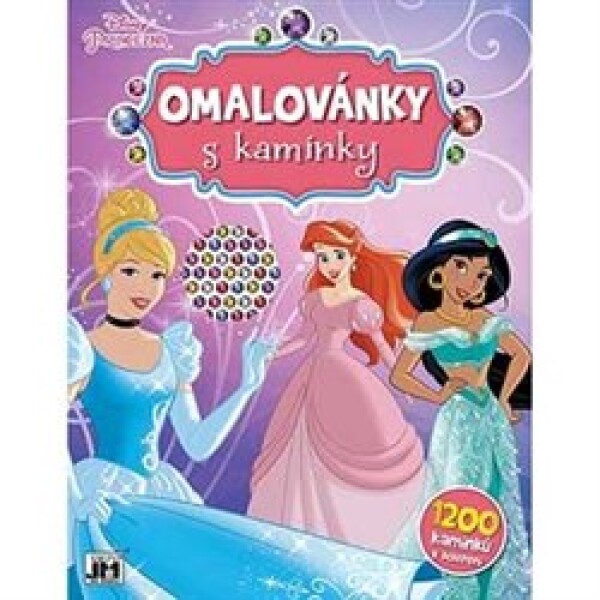 Disney Princezny - Omalovánky s kamínky