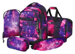 5 SET Skate Max Galaxy: batoh, penál, sáček, sportovní taška, ledvinka GRS