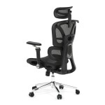 Kancelářská židle, synchronní mechanismus, černá síťovina, KA-B2361 BK