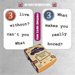 Fun Card English: My Next 50 Question