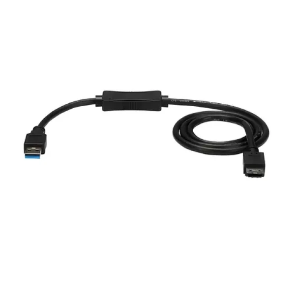 StarTech adaptérový kabel USB 3.0 na eSATA / Redukce / 0,9 m / černá (USB3S2ESATA3)