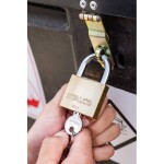 Zámek visací, mosazný A, 50 mm, STALCO