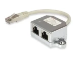 Equip Splitter Cat5e RJ45-2xRJ45 stříbrná / Splitter / FTP / 0,15 m (127608)