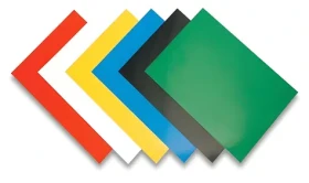 Fellowes Kartonové desky Chromo A4 černá / 100 ks (5378504)
