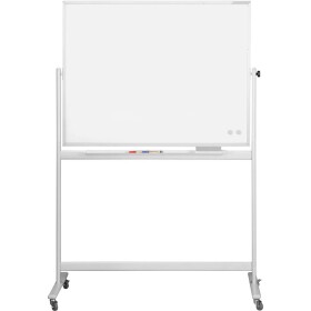 Magnetoplan bílá popisovací tabule SP Mobil (š x v) 1500 mm x 1000 mm bílá, hliník speciální lakový nátěr oboustranně použitelná , vč. odkládací misky