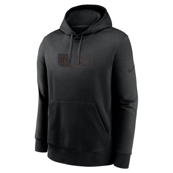 Nike Pánská mikina Cincinnati Bengals NFL Black Edge Club Hoodie Velikost: 3XL