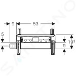 GEBERIT - Kombifix Předstěnová instalace pro sprchu, s odtokem ve stěně, pro výšku mazaniny u vtoku 90–200 mm 457.534.00.1