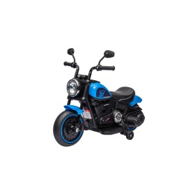 Mamido Dětská elektrická motorka Chopper Faster modrá
