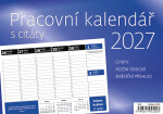 Stolní kalendář 2027 Helma Pracovní s citáty