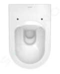 DURAVIT - ME by Starck Závěsné WC, s HygieneGlaze, bílá 2528092000