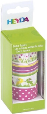 HEYDA Sada ozdobných lepicích pásek - tulipány