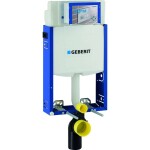 GEBERIT - Kombifix Modul pro závěsné WC s tlačítkem Sigma20, bílá/lesklý chrom + Tece One - sprchovací toaleta a sedátko, Rimless, SoftClose 110.302.00.5 NT4