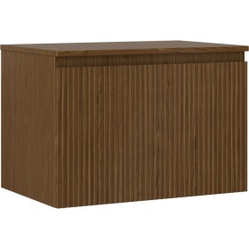 MEXEN/S - Rivel koupelnová skříňka pod umyvadlo 70 cm s deskou, 1 šuplík, reliéf , ořech 91A20-07047-1-BFC86