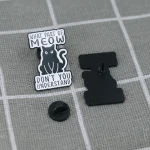 Pinarna.cz Černá kočka - What part of meow don't you understand / Jaké části slova „mňau“ si nerozuměl(a)?