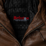 Pánská Kožená Bunda Allesio Brown Brixton Hnědá Velikost: 7XL