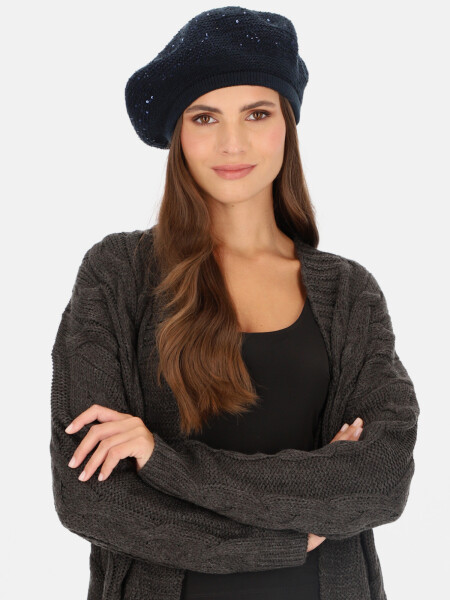 L`AF baret Piwonia Navy Blue UNI