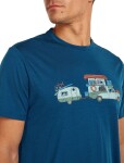 ICEBREAKER Mens Mer 150 Tech Lite SS Tee Transportage, Atlantis velikost: S
