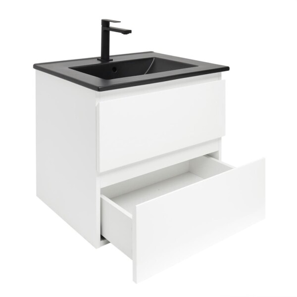 Koupelnová skříňka s umyvadlem SAT B-Way 59x50x45 cm bílá lesk BWAY260WU4B2B BWAY260WU4B2B