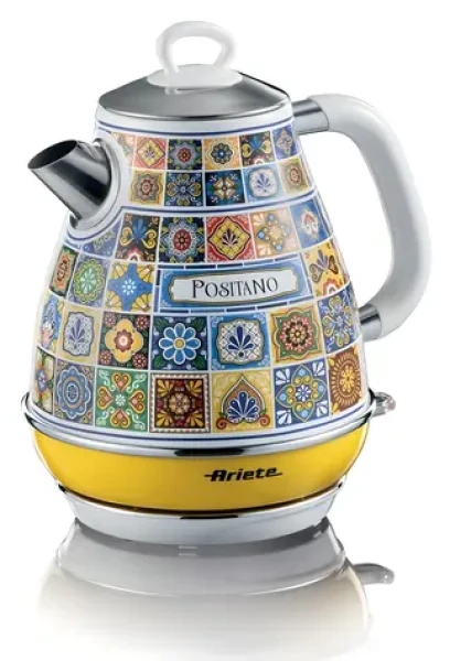 Ariete 2869 Positano modrá / Rychlovarná konvice / 2000 W / 1.7 l / nerez (00C28690PAR0)