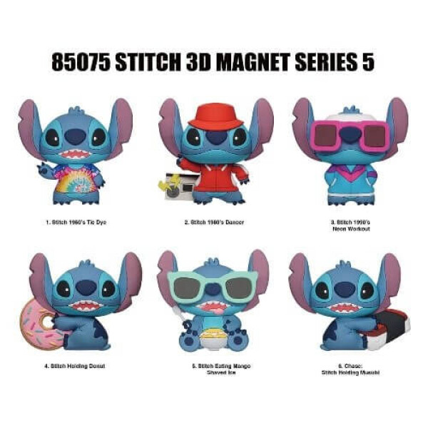 Lilo a Stitch 3D magnetek - Mystery Pack Series 5