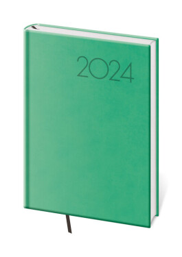Diář 2024 týdenní A5 Print Pop - světle zelený