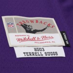 Mitchell & Ness Pánský dres Baltimore Ravens NFL Terrell Suggs #55 2003 Legacy Throwback - Fialová Velikost: S