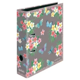 Herlitz Pořadač A4 motýli / 8 cm / šedá (50044061)