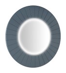 SAPHO - LUMIRO STRIP kulaté zrcadlo s LED osvětlením v rámu ø 75cm, siena LR750-4242S