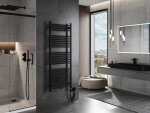 MEXEN/S - Mars radiátor + topná tyč 1500 x 600 mm, 900 W, černá W110-1500-600-6900-70