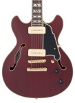 D'Angelico Deluxe Mini DC Trans Wine