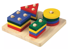 PlanToys PlanToys Deska s geometrickými tvary