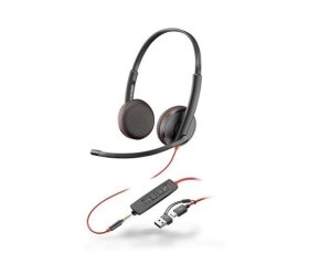 Poly Blackwire 3325 MS Teams náhlavní souprava, 3.5 mm jack + USB-C/A adaptér, stereo EDF_1587135