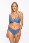 Gaia GFB 1229 Jessia Brazilské kalhotky S-2XL modrá XL