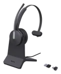 Yealink BH70 Mono (MS Teams) černá / Mono náhlavní souprava / mikrofon / Bluetooth 5.2 / nabíjecí stojánek USB-A/C (1208702)